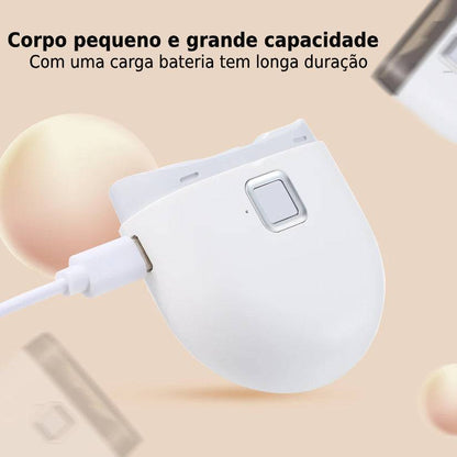 Cortador de unhas elétrico com luz LED  2 velocidades Automático para Bebês e Adultos carreg. USB